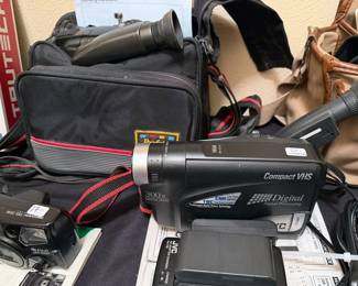 1980-90s camcorders, point and shoot cameras