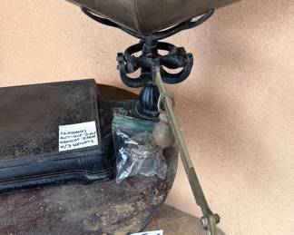 Vintage cast iron  balance scale