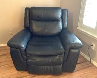 Leather electric reclining chair