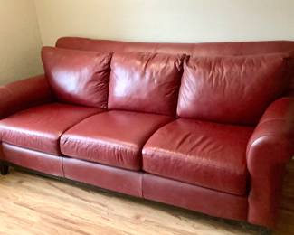Leather couch