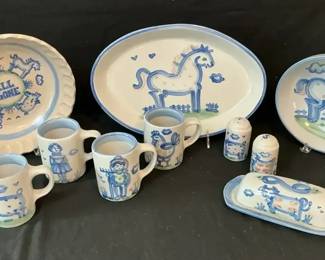  04 M.A.Hadley Pottery Serving 