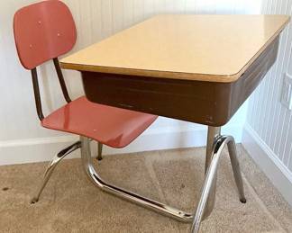  07 School Desk and Chair Combination