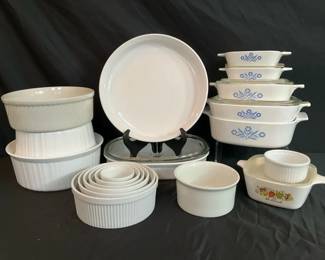 White Corningware 