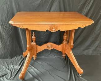  01 Eastlake Victorian Style Table