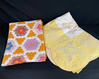 Patchwork Embroidered Quilts 