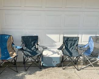 Patio Chairs And Cooler