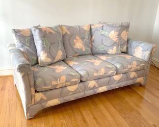 Norwalk Blue Floral Sofa