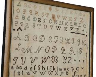 Collection of 19th century samplers.