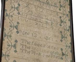 Collection of 19th century samplers.