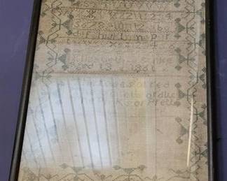 Collection of (3) Three 19th Century Framed American Samplers.