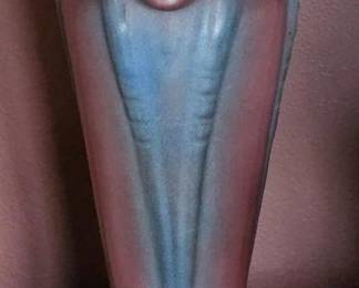 Very nice Van Briggle signed American Art Pottery three face Indian vase. Excellent condition. No chips, cracks or restoration.