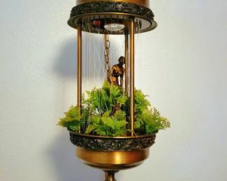 Vintage Rain Fountain- Oil Lamp