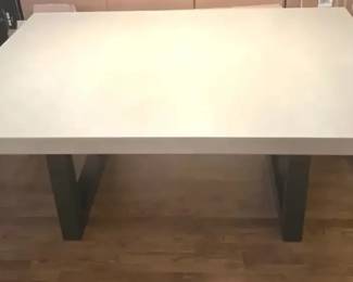 Trueform Gray Concrete Custom Concrete Dining Table