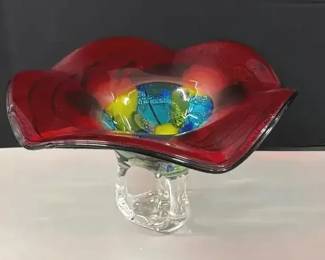 Dale Tiffany Favrile Glass Art Bowel 