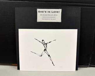 Hand Printed, Numbered  Signed Serigraph By Jason Fricke