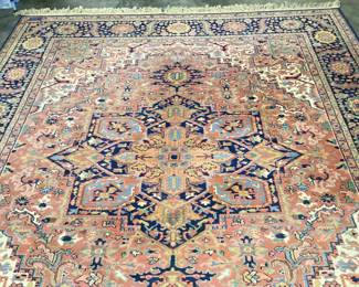 KARASTAN HERIZ WOOL RUG, SIZE 8.8 x 10ft NO SHIPPING PICKUP ONLY