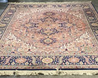 KARASTAN HERIZ WOOL RUG, SIZE 8.8 x 10ft NO SHIPPING PICKUP ONLY