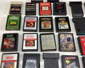 ATARI 2600 VIDEO GAME CARTRIDGES, STAR MASTER, SLOT RACERS