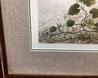 CECIL EAKINS SIGNED A COUNTRY MORNING PRINT LIMITED EDITION 172/600. 34x27 No shipping pickup only