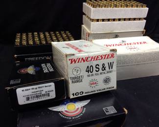 450 ROUNDS OF .40cal WINCHESTER & FREEDOM AMMO AMMUNITION