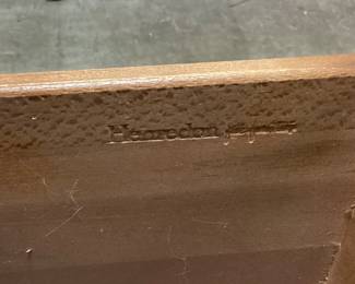  VTG. HENREDON MAHOGANY NIGHTSTAND, BRASS HARDWARE NO SHIPPING PICKUP ONLY