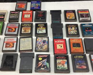 ATARI 2600 VIDEO GAME CARTRIDGES, STAR MASTER, SLOT RACERS