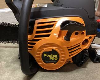 LAWN AND GARDEN EQUIPMENT HUSQVARNA 345, POULAN 50cc CHAINSAWS. CRAFTSMAN GAS TRIMMER. EXTRA CHAINS FOR SAWS. NO SHIPPING PICKUP ONLY