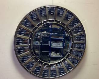  MEDIEVAL STYLE MIRROR 35.5 INCHES MAKE A GLADIATOR STATEMENT WITH THIS MULTI CUT PANEL MIRROR. WHEN IN ROMEâ€¦ NO SHIPPING PICKUP ONLY