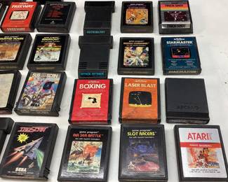 ATARI 2600 VIDEO GAME CARTRIDGES, STAR MASTER, SLOT RACERS