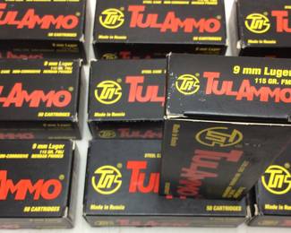 600 ROUNDS TULAMMO 9MM 115gr AMMUNITION
