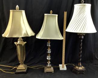 3 CBK STYLES INC. TABLE LAMPS 3 CBK STYLES INC. TABLE LAMPS