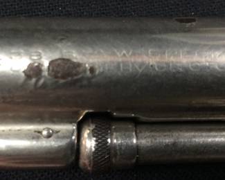 VTG. SMITH & WESSON .38cal U.S. SERVICE REVOLVER FIRING MECHANISM WORKS BUT NEEDS SOME REPAIR, SOME OF THE SURFACE PLATING NEEDS REPAIR ALSO