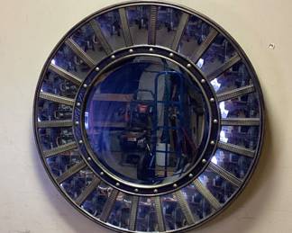  MEDIEVAL STYLE MIRROR 35.5 INCHES MAKE A GLADIATOR STATEMENT WITH THIS MULTI CUT PANEL MIRROR. WHEN IN ROMEâ€¦ NO SHIPPING PICKUP ONLY