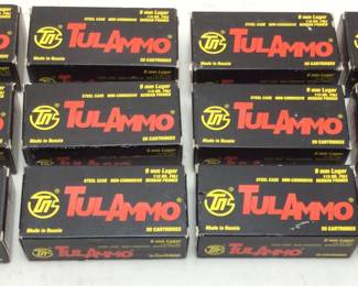 600 ROUNDS TULAMMO 9MM 115gr AMMUNITION