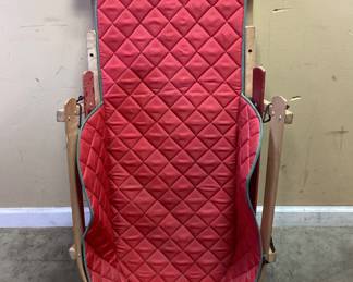 VINTAGE L.L. BEAN CHILDS PULL BEHIND SLED THIS NOSTALGIC SLED MADE BY L.L. BEAN WITH INSERT IS A GREAT ADDITION TO ANYONES COLLECTION. PERFECT FOR PHOTOGRAPHERS FOR PROP OR AN ADDITION TO ANY ROOM. No shipping pickup only