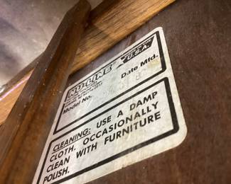 1980â€™S NU LINE SOLID WOOD CHILDS HI CHAIR MADE IN THE USA Pickup only No shipping