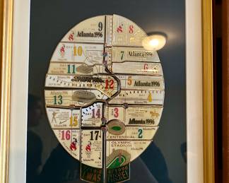 Atlanta 1996 Olympic Framed Pin Display (“I Was There”)