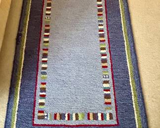 Blue Pottery Barn Kids Wool Rug (with tags)