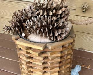 Rustic Wooden Decorative Planter