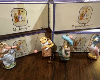 Midwest Cannon Falls Porcelain Beatrix Potter Ornaments