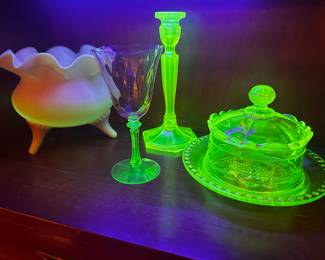 Uranium, Vaseline, Burmese Glass! 