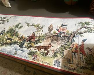 Roll of nursery rhyme wallpaper border