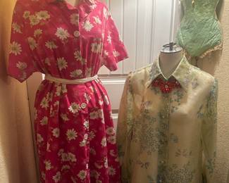 Vintage fashion, hanging lingerie holder