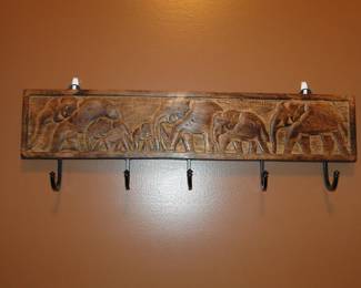 Safari theme hooks for hats or coats or towels