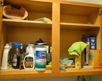 Laundry and cleaning supplies