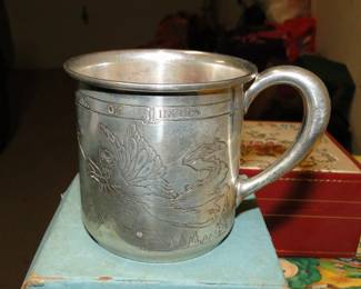 Sterling silver baby cup
