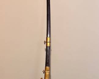 Quality Replica of Confederate Officer's Sword from the American Civil War in Steel, Brass, Leather (40.75"x4.75")