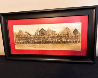 1917 Framed Photograph of WWI Officer Training School at Camp Wheeler, Macon, GA (12.5"x22.25")