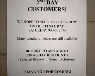 We look forward to seeing you!