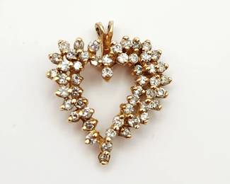 14K & Diamond Pendant